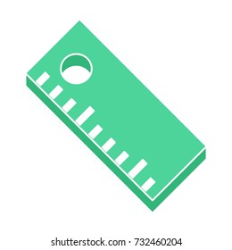 ruler flat icon