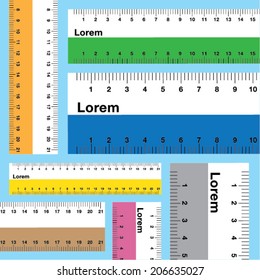Ruler graphic art