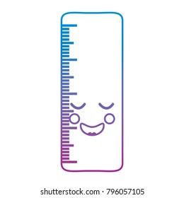 ruler happy  school supplies kawaii icon image