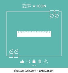 The ruler icon