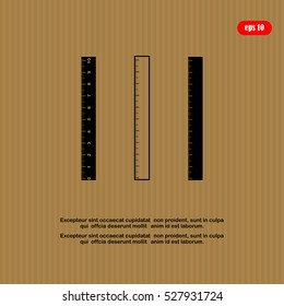 ruler, icon