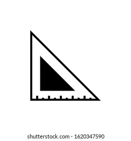 ruler icon black and white