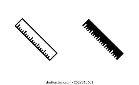 Concepto de icono de Regla. Vector de acciones