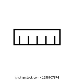 ruler icon desain template