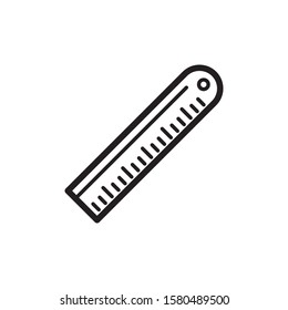 Ruler icon design template EPS 10