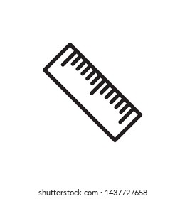 ruler icon design template. Trendy style, vector eps 10