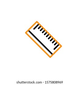 ruler icon design template trendy