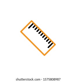 ruler icon design template trendy