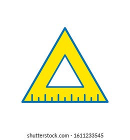 ruler icon design vector template