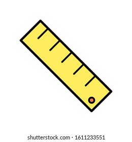 ruler icon design vector template