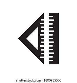 Ruler Icon Design Vector Template