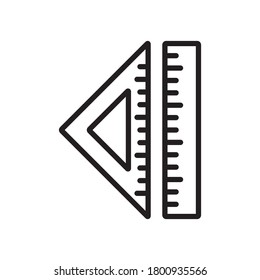 Ruler Icon Design Vector Template