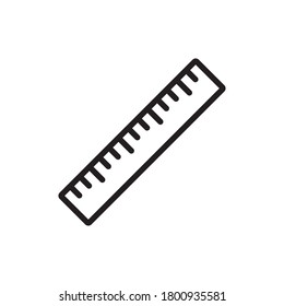 Ruler Icon Design Vector Template