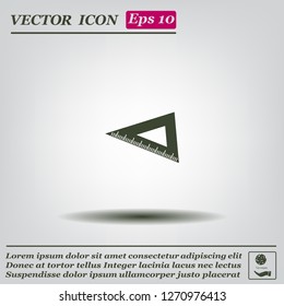 Ruler Icon Eps10