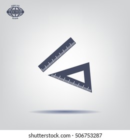 Ruler Icon Eps10