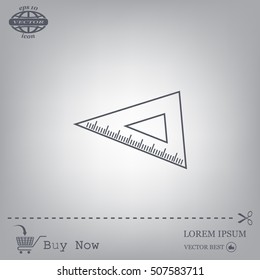 Ruler Icon Eps10