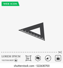 Ruler Icon Eps10