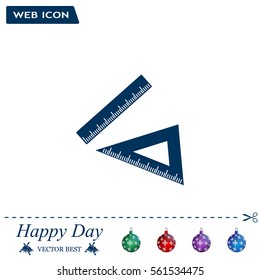 Ruler Icon Eps10