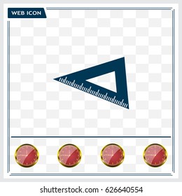 Ruler Icon Eps10