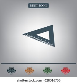 Ruler Icon Eps10