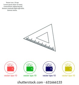 Ruler Icon Eps10
