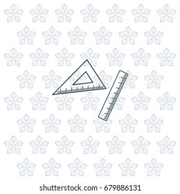 Ruler Icon Eps10