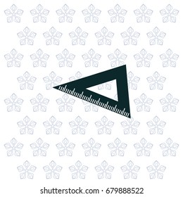 Ruler Icon Eps10