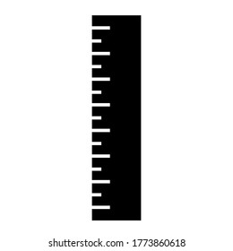 Ruler Icon, Flat, Trendy Design, Temlete Illustrator