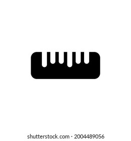estilo de glifo de icono de regla e ilustración de vector aislados en un fondo blanco. Calidad premium para aplicaciones móviles, interfaz de usuario, presentación y sitio web. icono de píxel perfecto