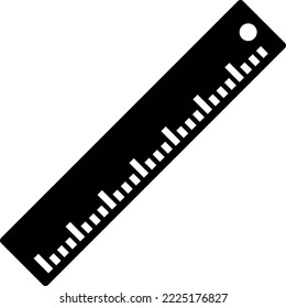 ruler icon illustration isolated vector sign symbol on white background..eps
