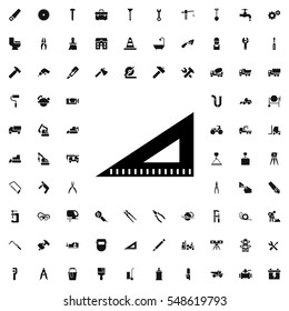 ruler icon illustration isolated vector sign symbol