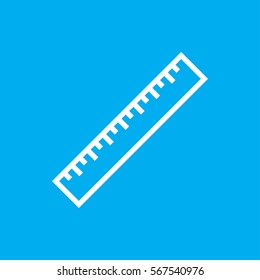 ruler icon illustration isolated vector sign symbol