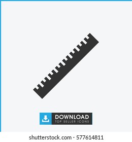 ruler icon illustration isolated vector sign symbol
