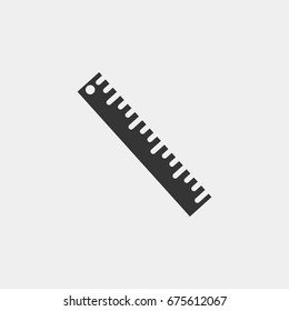 Ruler icon illustration isolated vector sign symbol