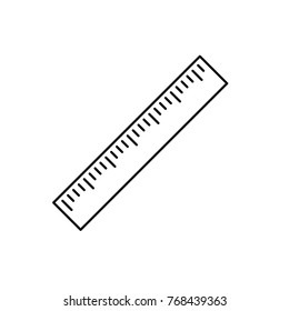 ruler icon illustration isolated vector sign symbol