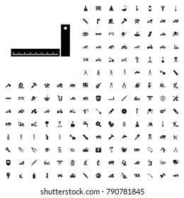 Ruler icon illustration isolated vector sign symbol. editable construction icons vector set.