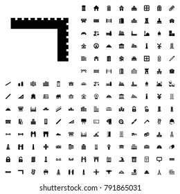 Ruler icon illustration isolated vector sign symbol. architecture icons vector set.