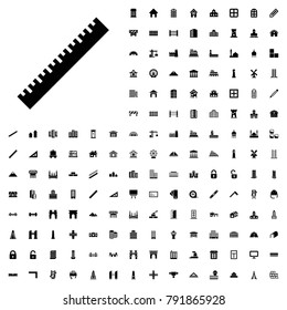 Ruler icon illustration isolated vector sign symbol. architecture icons vector set.