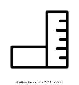 Ruler icon illustration vector design template