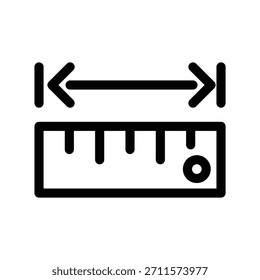 Icono de Regla ilustración Vector diseño Plantilla