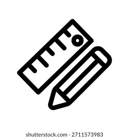 Ruler icon illustration vector design template