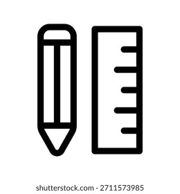 Ruler icon illustration vector design template