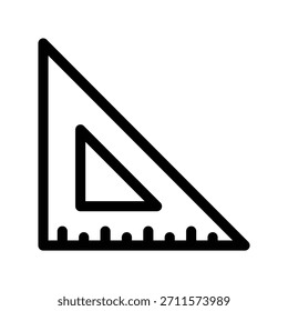 Ruler icon illustration vector design template
