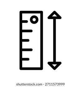 Ruler icon illustration vector design template