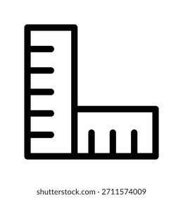 Ruler icon illustration vector design template