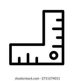 Ruler icon illustration vector design template