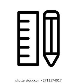 Ruler icon illustration vector design template