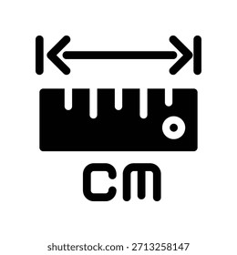 Icono de Regla ilustración Vector diseño Plantilla