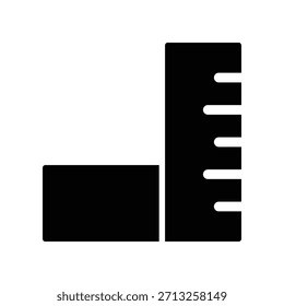Icono de Regla ilustración Vector diseño Plantilla