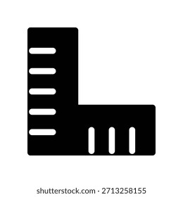 Icono de Regla ilustración Vector diseño Plantilla